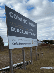Sinclair Homes Meaford Development