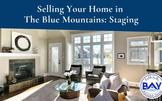 Selling your home in the blue mountains: staging. Image depicts a beautifully staged home builds by the bay real estate sold in just 23 days.