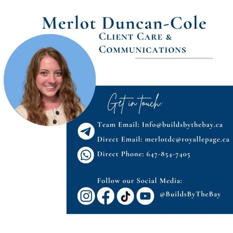 Merlot Duncan-Cole, client care & communications coordinator, marketing manager for Builds by the Bay Real Estate, Thornbury Real Estate, Blue Mountains and surrounding area real estate