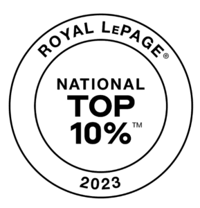 National Top 10% award 2023 Trish Duncan REALTOR®